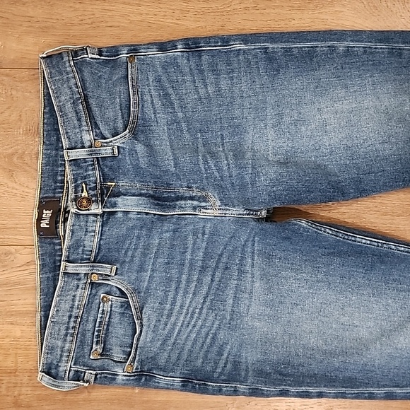 Paige Lennox Slim Fit Blue Denim Jeans Stretch Classic Casual men's size 33 - Picture 4 of 10